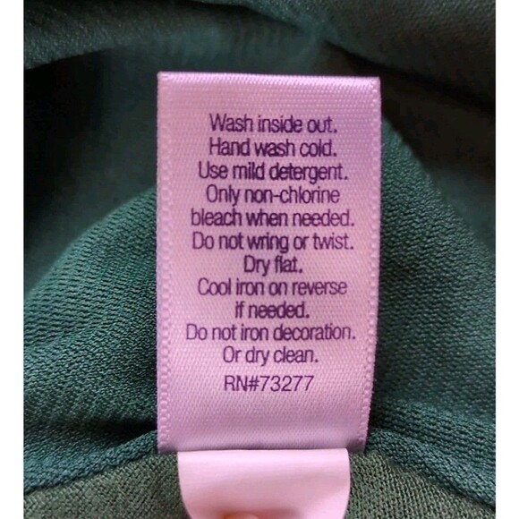 Jennifer Lopez Women L Sequin Cowl Neck Drape Top Shoulder Bow Tie Emerald Green - Picture 10 of 10